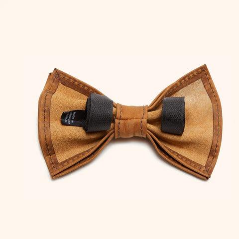 Signature Leather Removable Bowtie