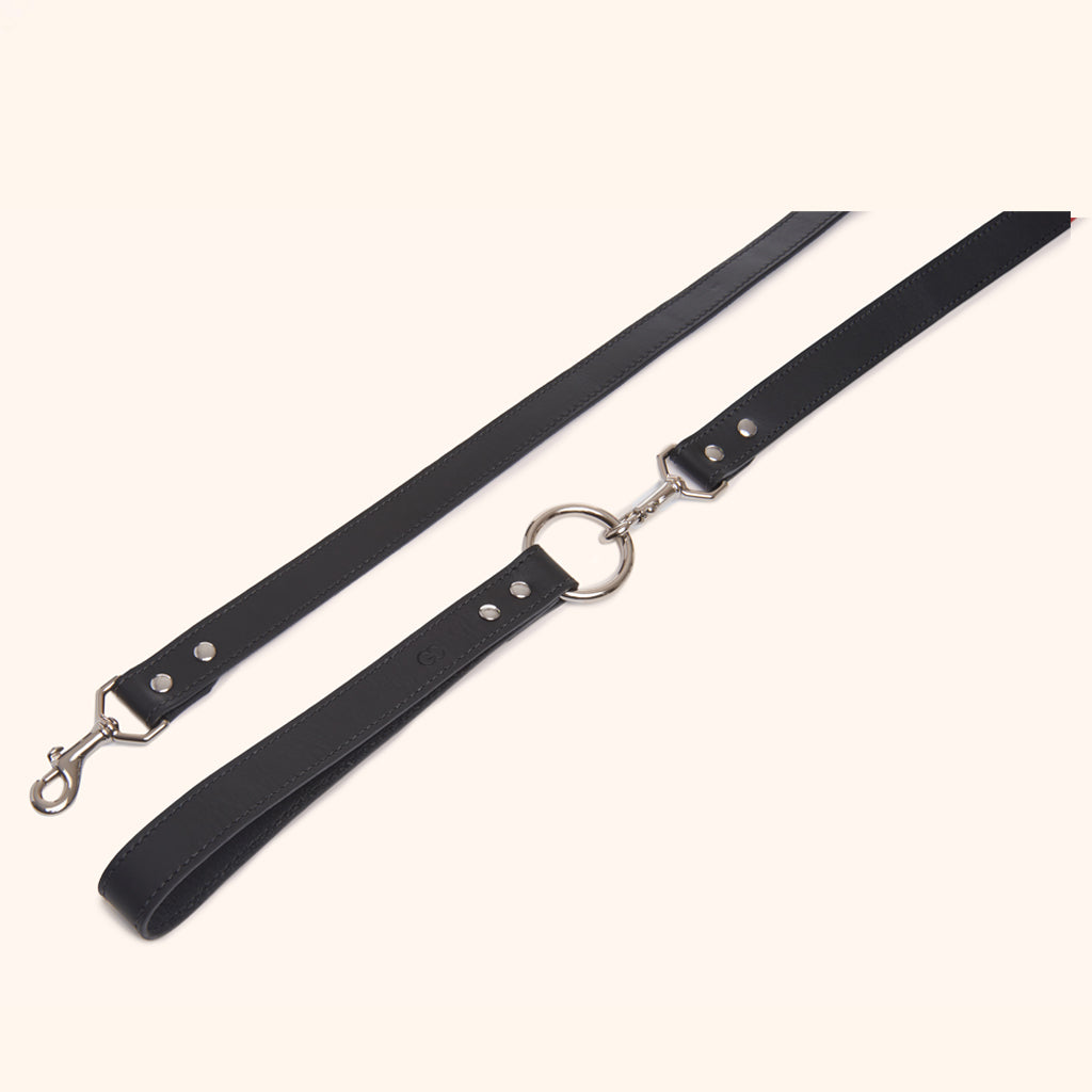 【 Genuine Leather Leash 】 New Signature Leather Leash - Genuine Canine