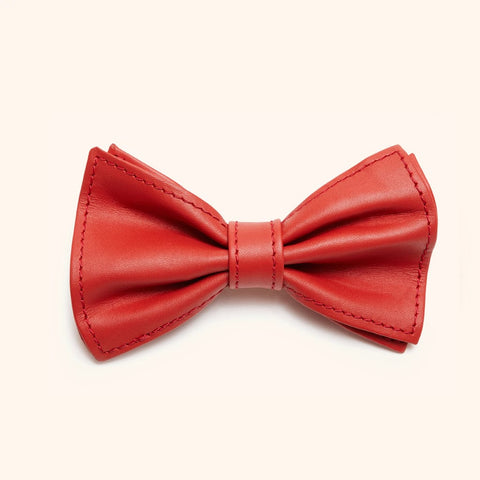 Signature Leather Removable Bowtie